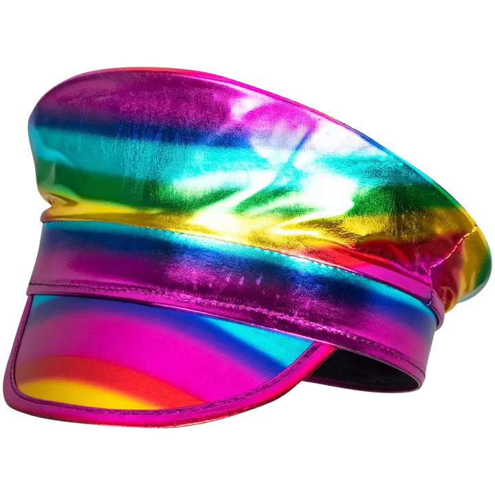 Kapteenin hattu sateenkaaren värit