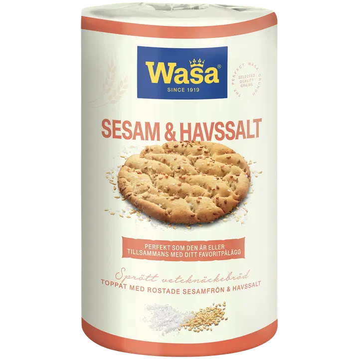 Wasa 290g Runda Seesami-Merisuola näkkileipä