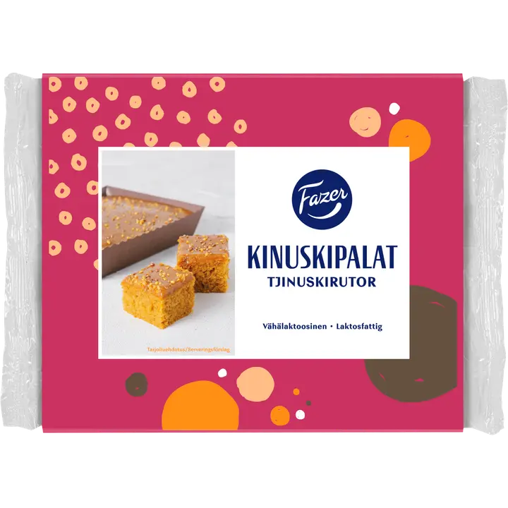 Fazer Kinuskipalat 405g, pakastepiirakka