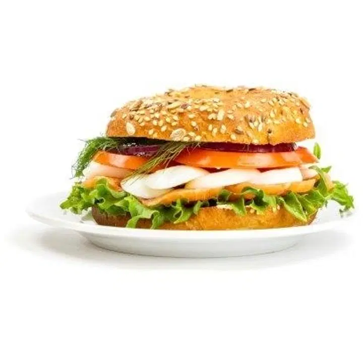 Ravintola Mänty lohi bagel