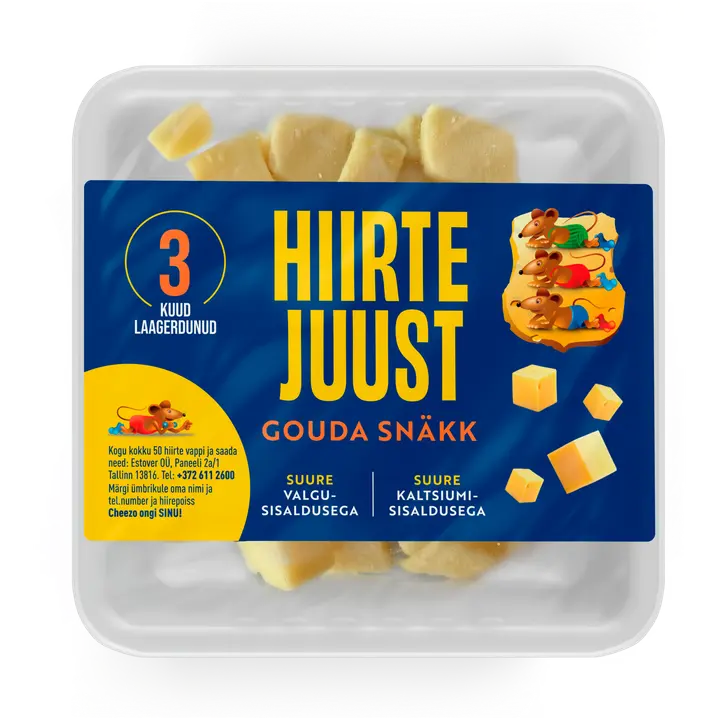 Hiirte Juust Gouda Snäkk 175g