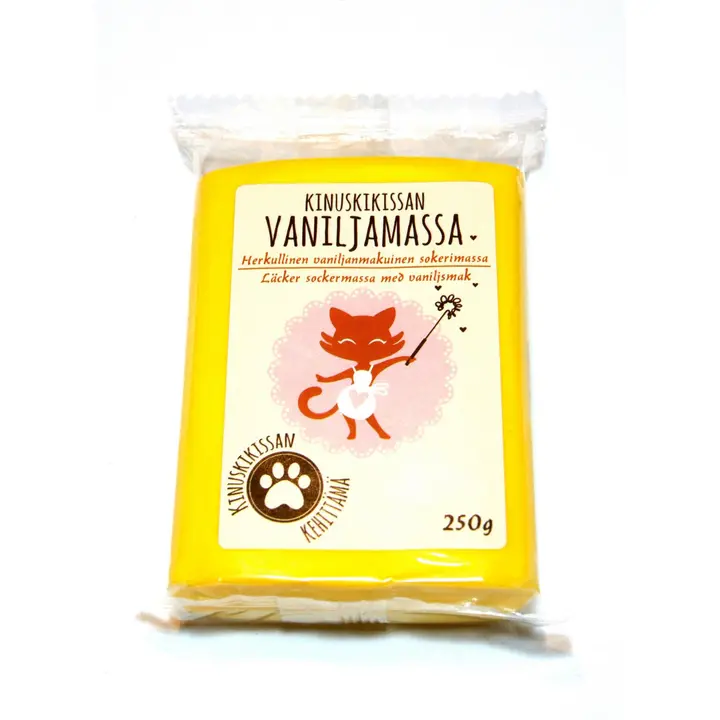 Kinuskikissa Sokerimassa 250g Keltainen