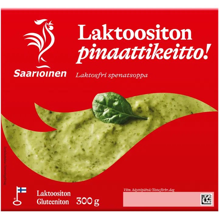 Saarioinen Laktoositon pinaattikeitto 300g
