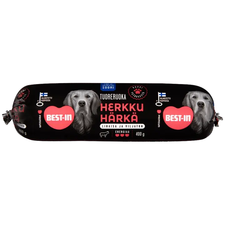 Best-In Herkku Härkä Koiran Tuoreruoka 400g