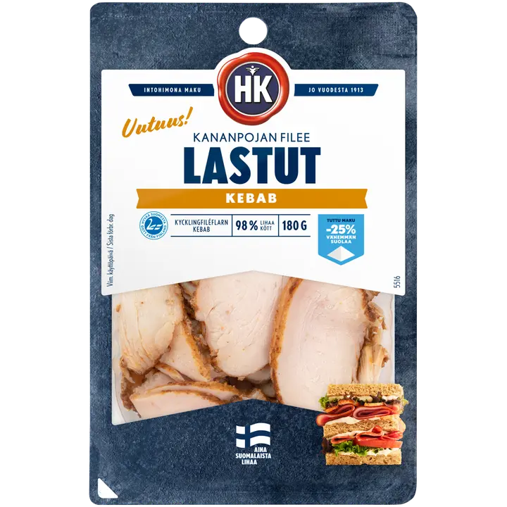 HK Lastut Kananpojan filee Kebab 180 g