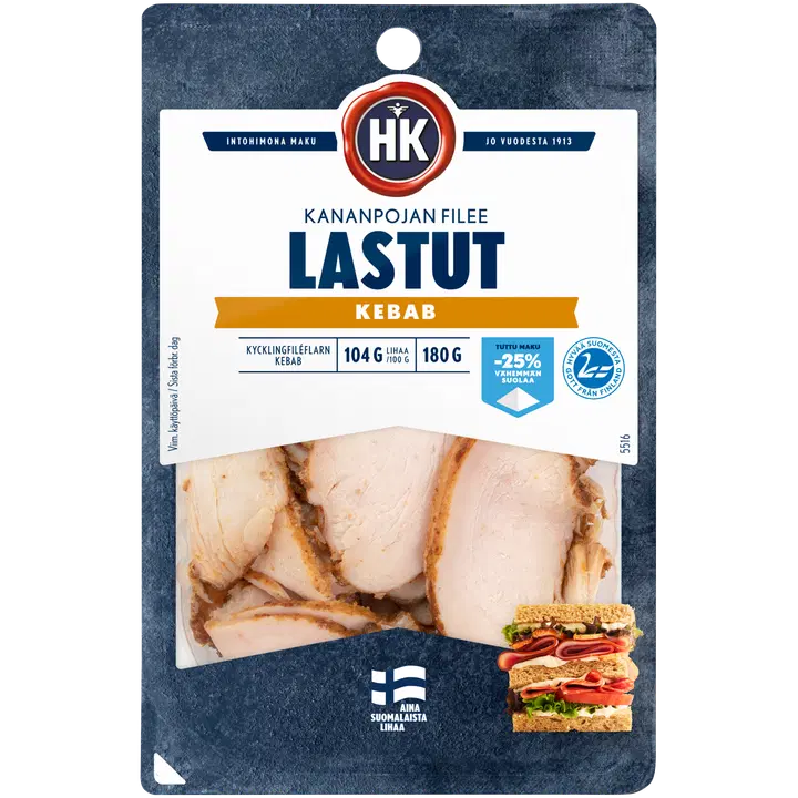 HK Lastut Kananpojan filee Kebab 180 g