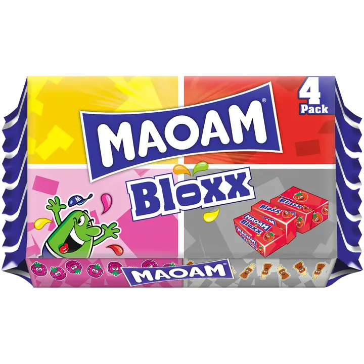 MAOAM Bloxx 4 pack 88g hedelmätoffee