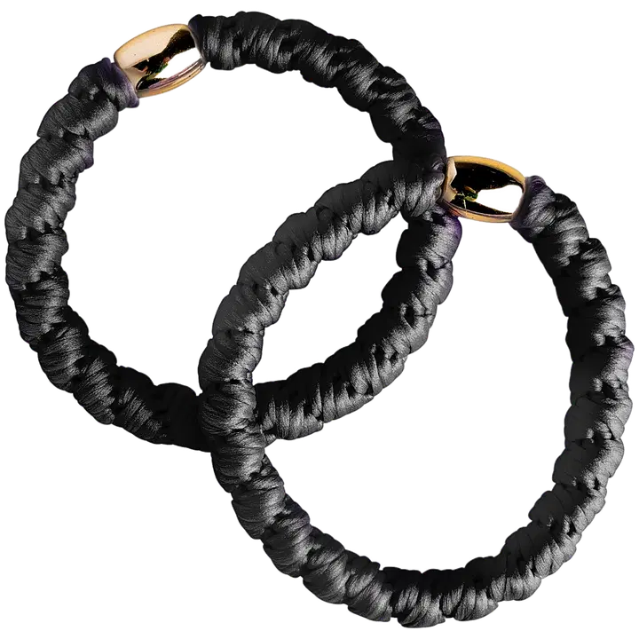 Cailap Hiuslenkkisetti 2kpl, musta