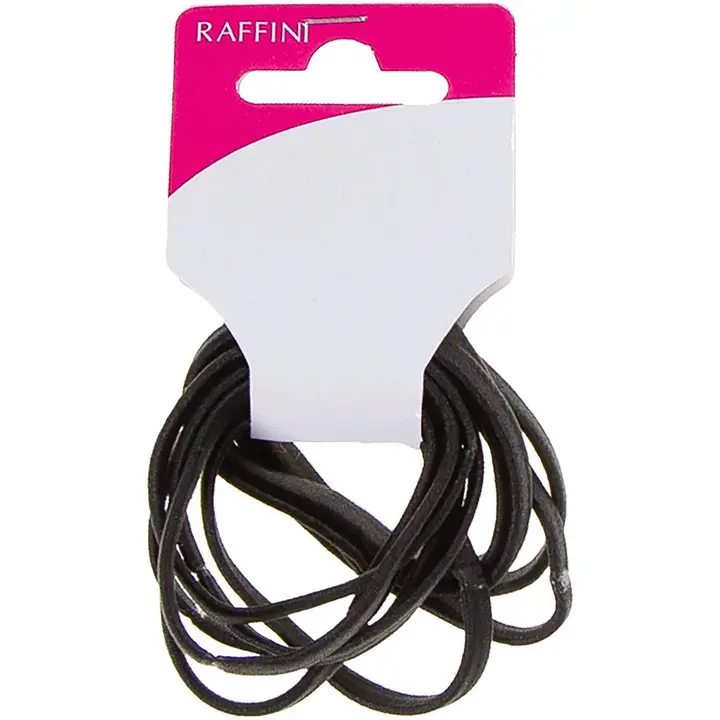 Raffini juuksekummid must 10tk