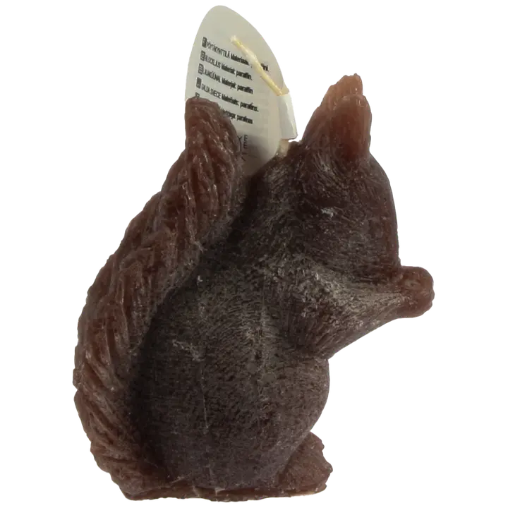 Orava kynttilä 8 cm tumman ruskea