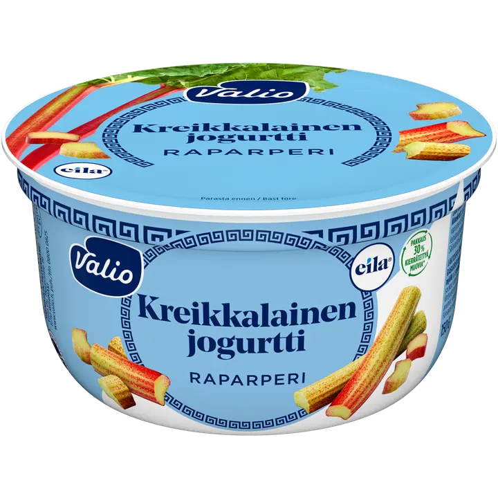 Valio kreikkalainen jogurtti 150 g raparperi laktoositon