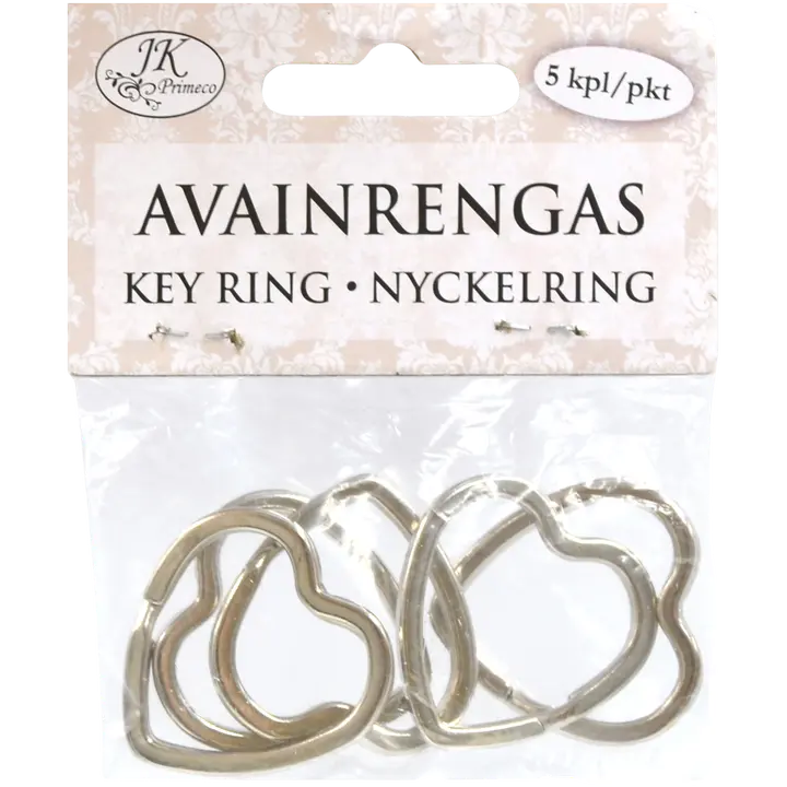 J.K. Primeco Avainrengas Sydän 5kpl