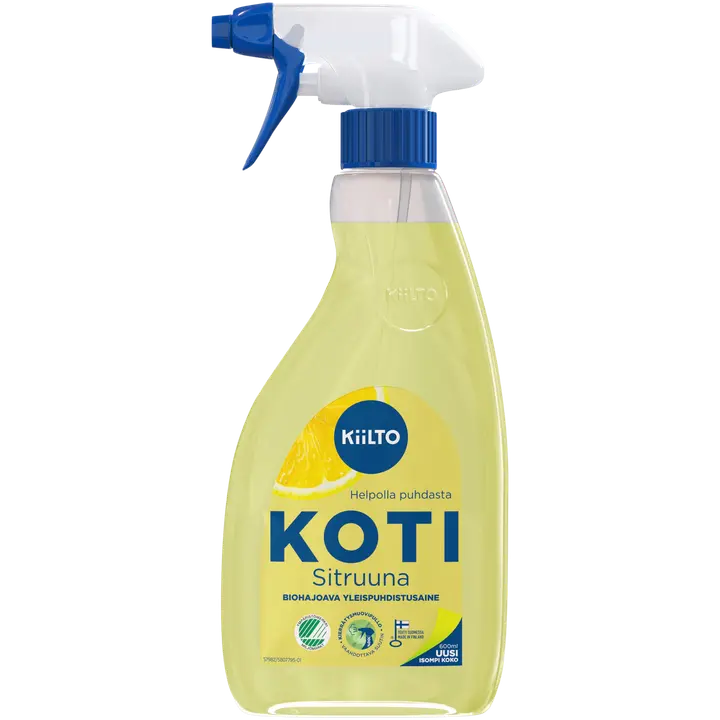 Kiilto Koti biohajoava yleispuhdistussuihke Sitruuna 600 ml