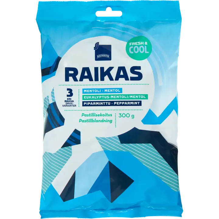 Rainbow 300g raikas pastillisekoitus