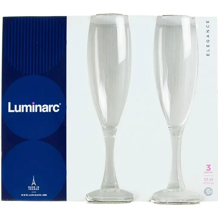 Luminarc Elegance kuohuviinilasi 17cl 3kpl