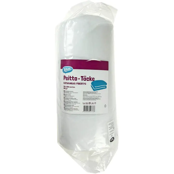 Kerge tekk Basic 150x200 cm, valge