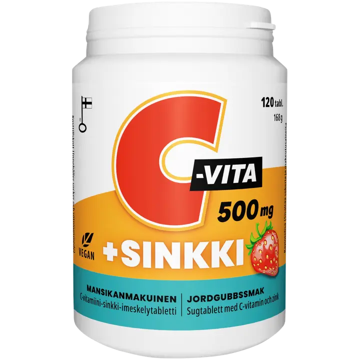 C-VITA + sinkki 120 tabl. /imeskelytabletti