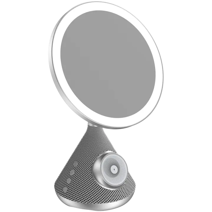 Led-meigipeegel Magic kõlariga, hõbedane