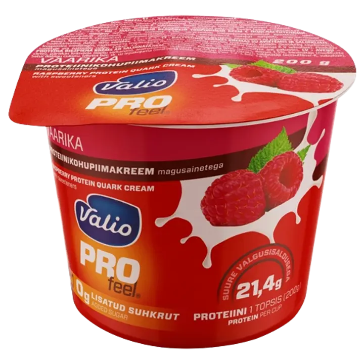 Valio Profeel Vaarika proteiinikohupiimakreem, 200 g