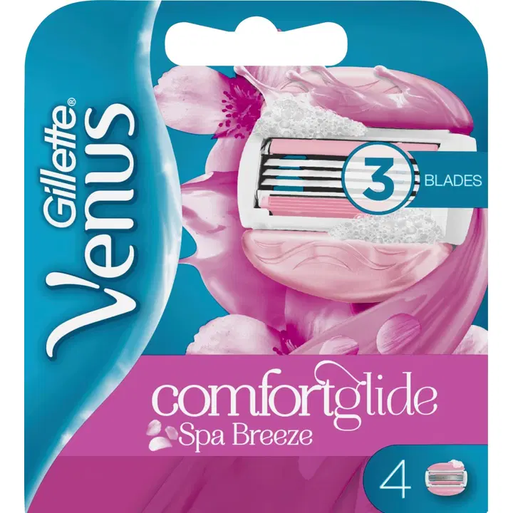 Gillette 4kpl Venus Comfortglide Spa  Breeze terä