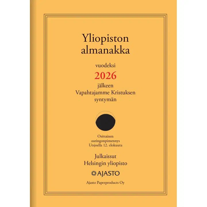 Ajasto taskukalenteri Yliopiston almanakka A6