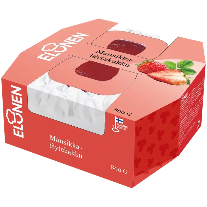 Elonen Mansikkatäytekakku 800g
