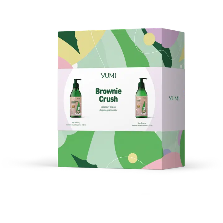 Yumi Brownie Crush lahjapakkaus (sis. vartalovoide 300 ml ja suihkugeeli 400 ml)