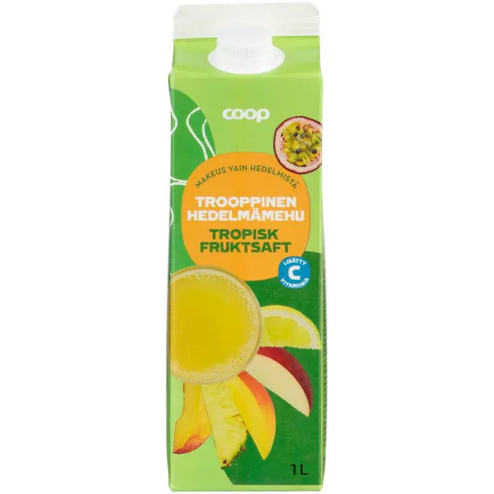Coop trooppinen hedelmämehu 1l