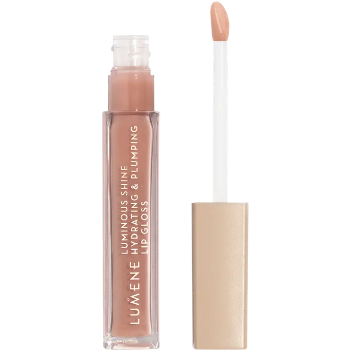 Lumene Luminous Shine Kosteuttava & täyteläistävä huulikiilto 1 Pale Honey 5 ml
