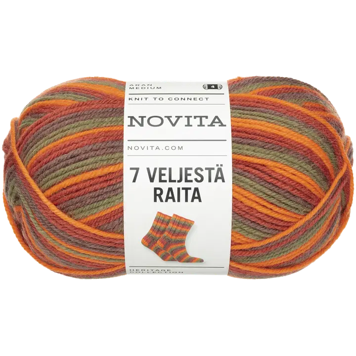 Lõng 7veljestä 10og 939 värvid