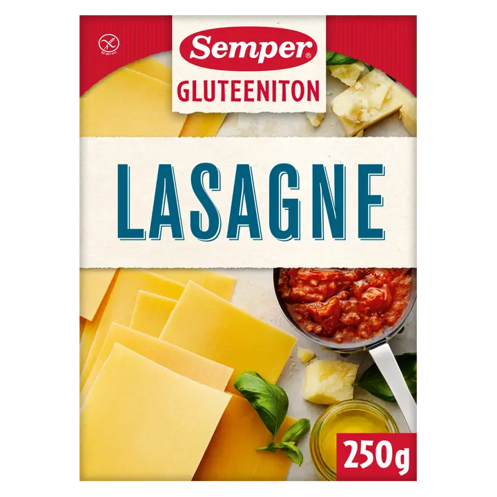 Semper Gluteeniton Lasagne pasta 250g