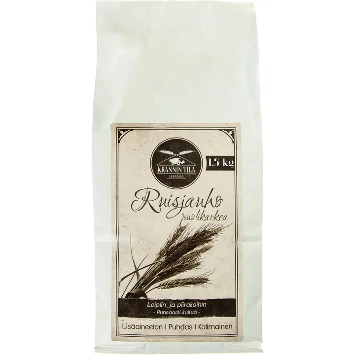 Krannin Tila 1,5kg ruisjauho