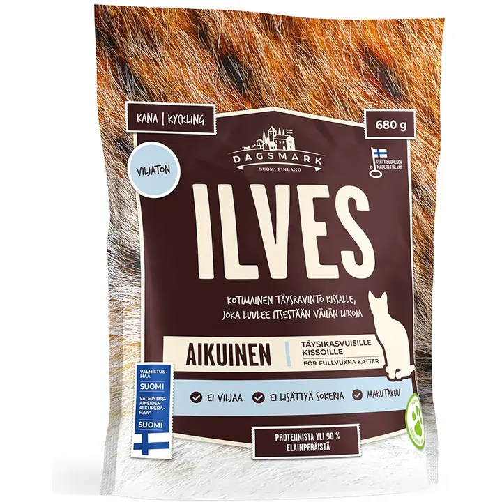 Ilves teraviljata kuivtoit kassidele 680g