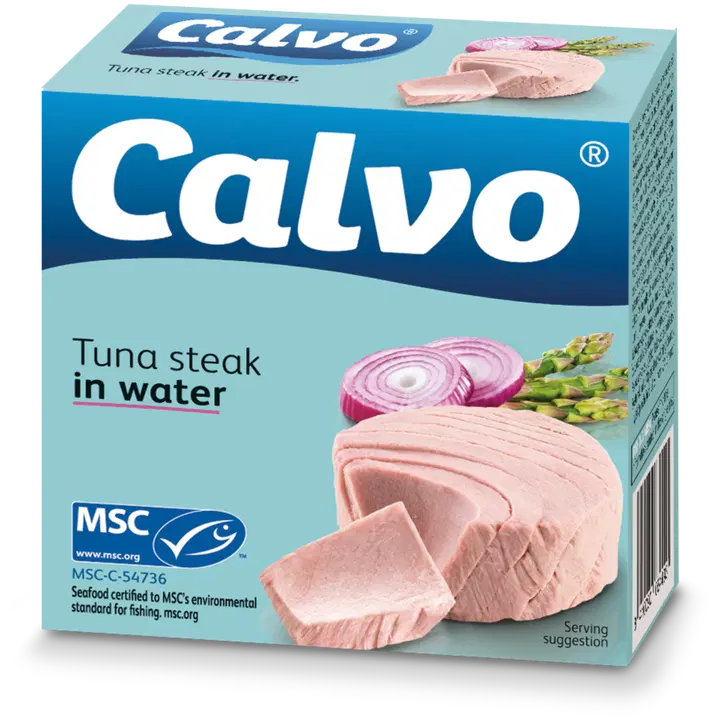 Calvo tonnikala vedessä MSC 160/112g