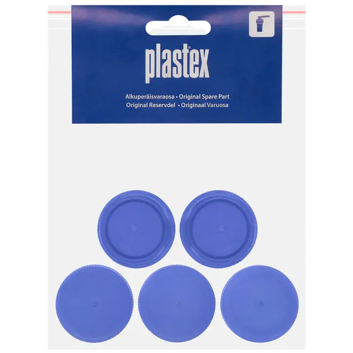 Plastex alkuperäinen korkki 40mm sininen Jääsydänpullolle