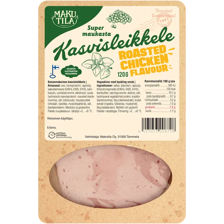 Makutila Kasvisleikkele Roasted Chicken 120 g