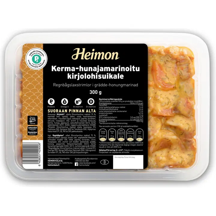 Heimon Kerma-hunajamarinoitu kirjolohisuikale 300g