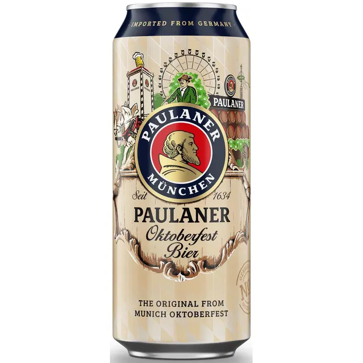 Paulaner Oktoberfest Bier 6% 0,5l oluttölkki