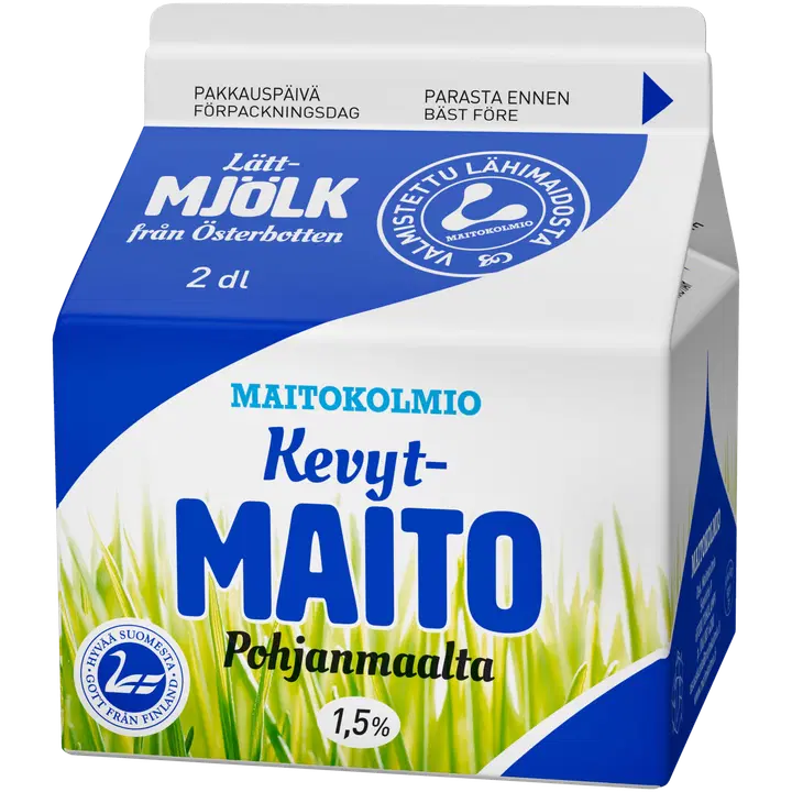 Maitokolmio kevytmaito 2dl