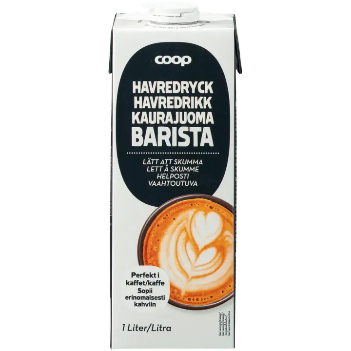 Coop Barista kaurajuoma 1 l