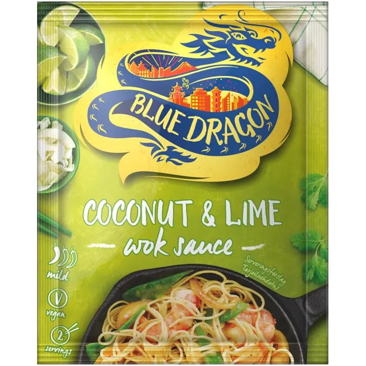 Blue Dragon 120g Coconut lime wok-kastike 120g