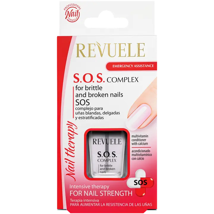 Revuele nail therapy S.O.S. hauraille & lohkeileville kynsille 10ml