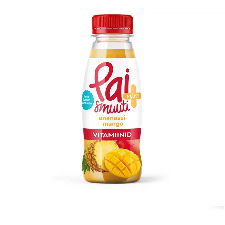 PAI Pai+ Ananassi-mango smuuti B-rühma vitamiinidega 250ml