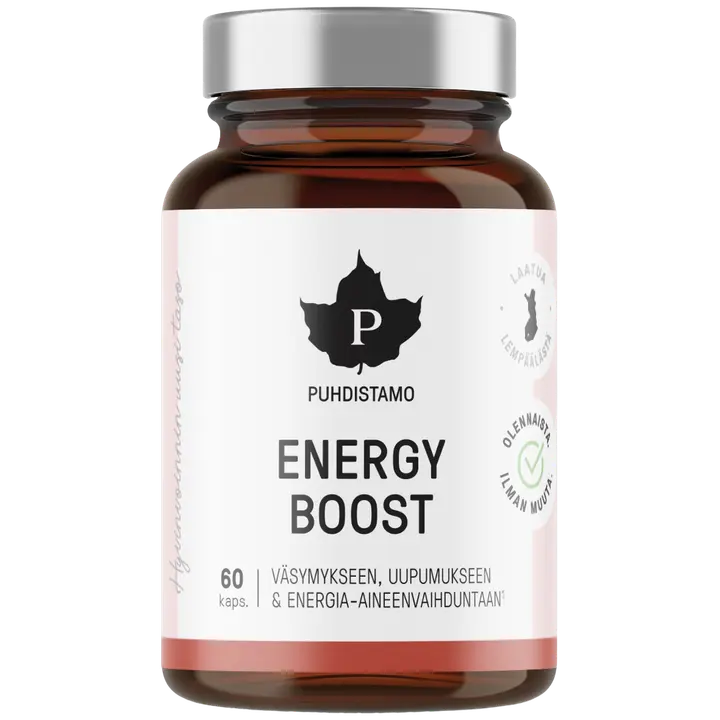 Puhdistamo EnergyBoost 60 kaps
