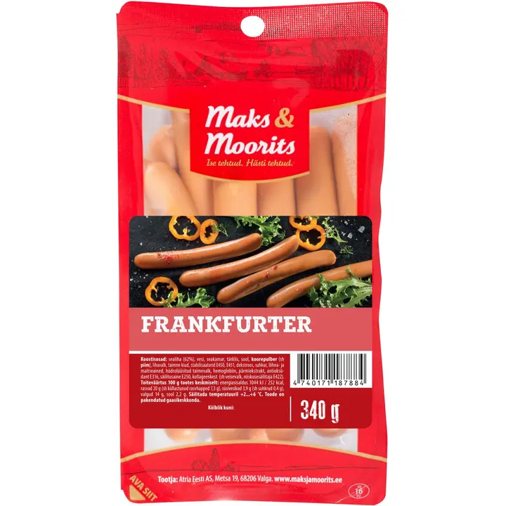 Maks ja Moorits Frankfurter 340 G