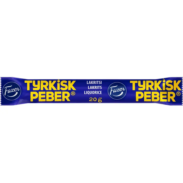 Fazer Tyrkisk Peber salmiakkilakritsi 20g