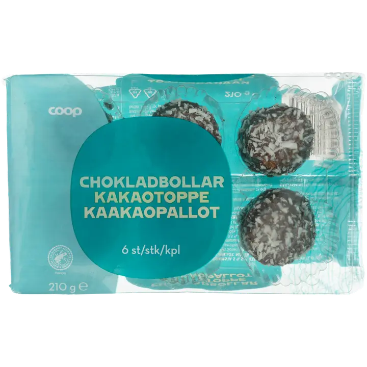 Coop kaakaopallot 210 g