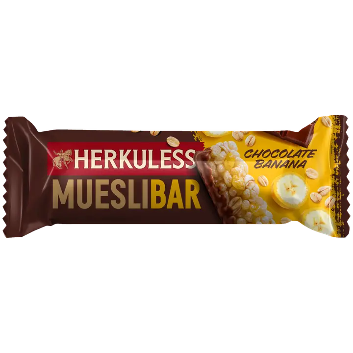 Herkuless müslibatoon šokolaadi ja banaaniga 25g
