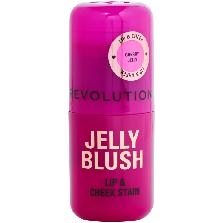 Makeup Revolution Jelly meikkipuikko poskille ja huulille 0,03g Stain Cherry Red