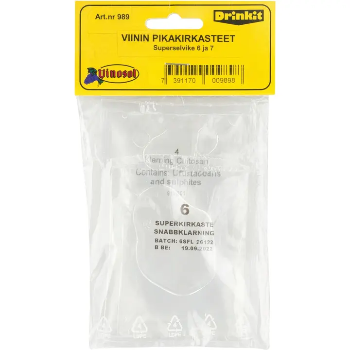 Drinkit viinin pikakirkaste